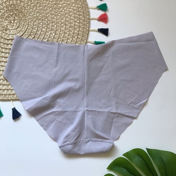 Victoria’s Secret PINK No Show Bikini Panty Feather Blue XL NEW - Picture 2 of 3